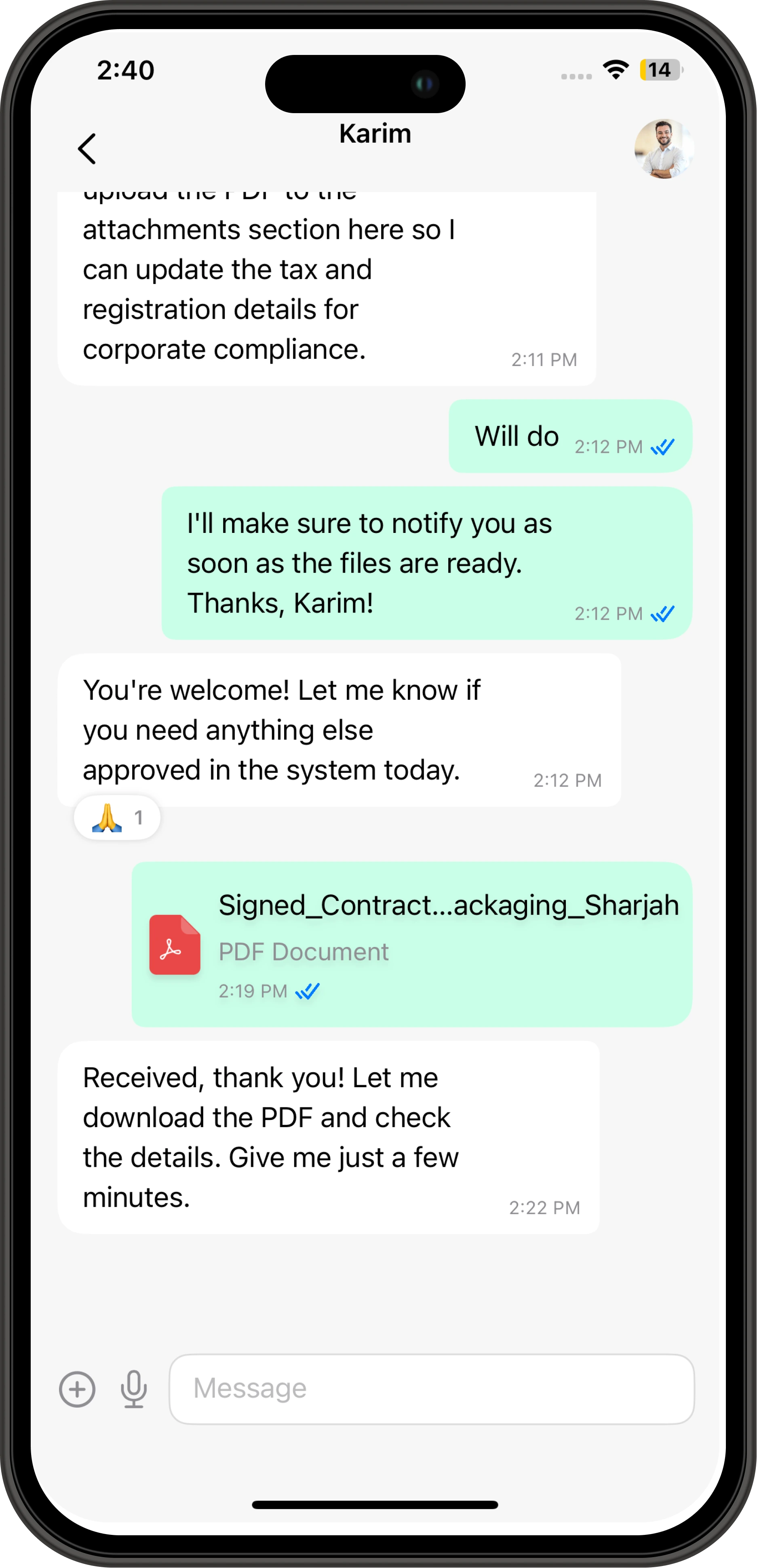 NOVOTAK Mobile Chat